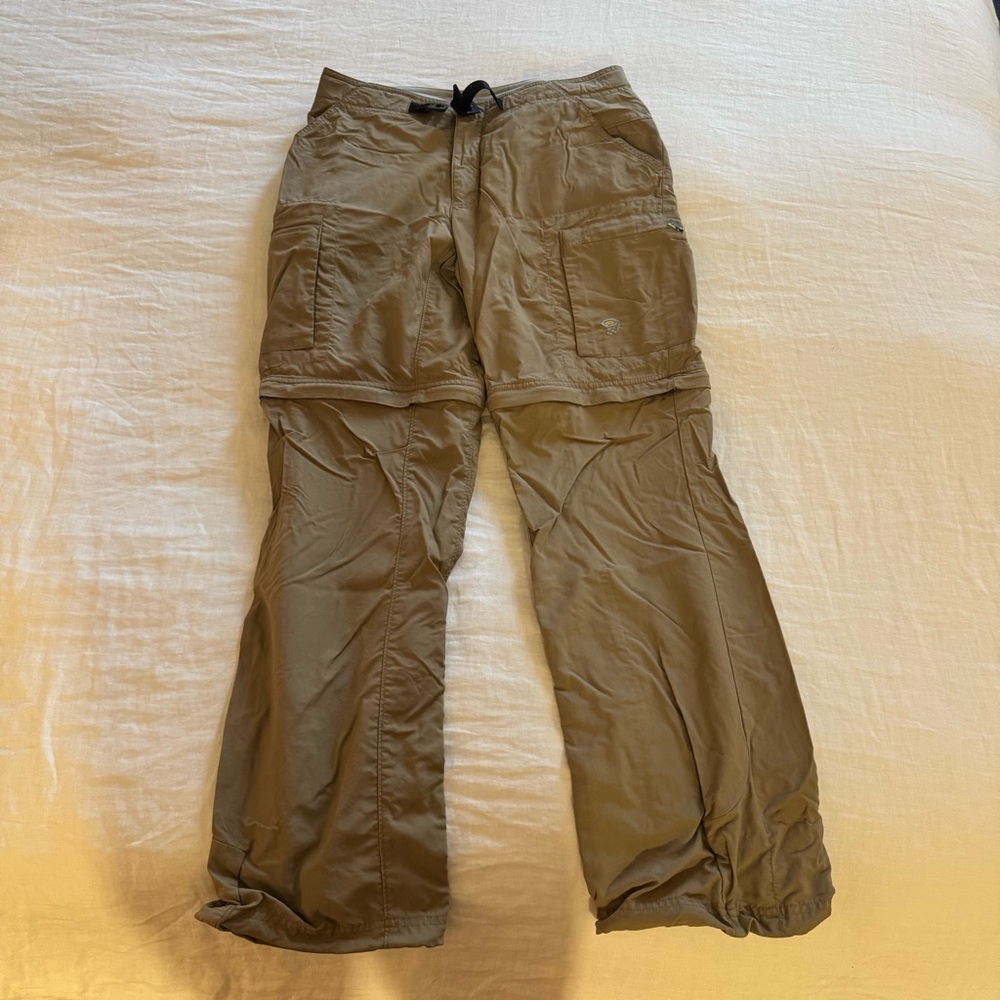 Mountain hardwear women’s zip off hiking pants